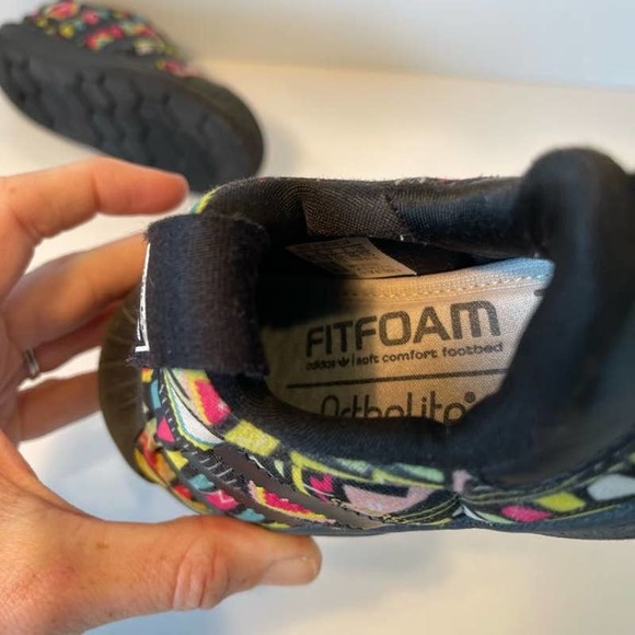 adidas fitfoam ortholite Unisex Baby Girl Shoes US 7K - Picture 9 of 10